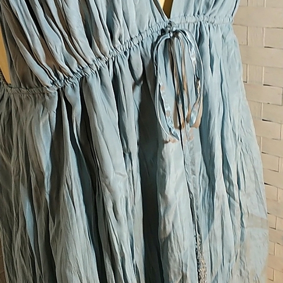 Bead Embellished Silk Midi - Picture 3 of 8